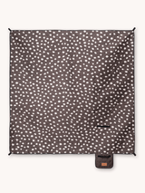 Cocoa Shore - Manta de picnic y playa (aislada) 200 x 200 cm - XXL Manta de picnic de PET reciclado - impermeable y cálida