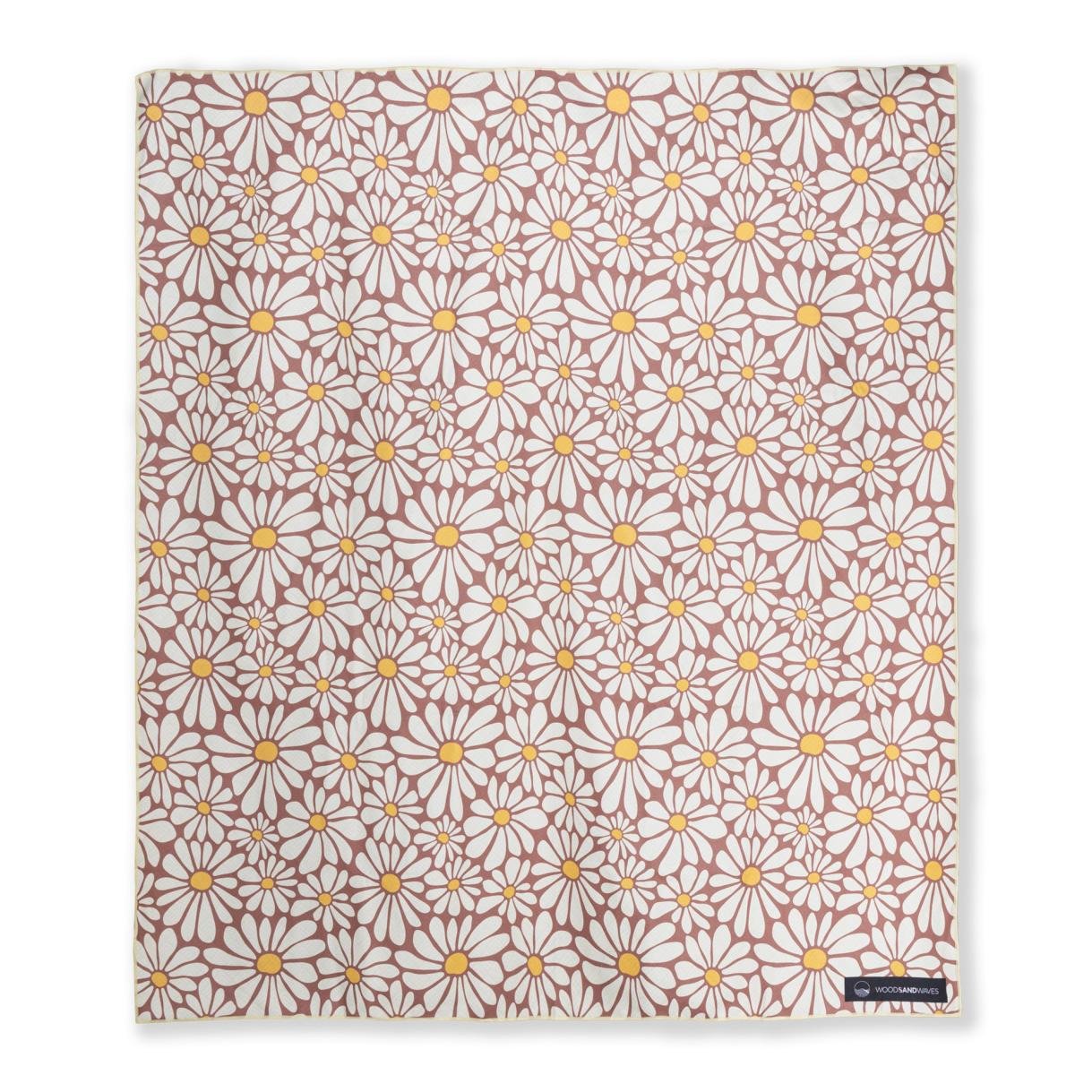 Flower Breeze - Stranddecke XXL - leicht, kompakt & sandabweisend - woodsandwaves.co