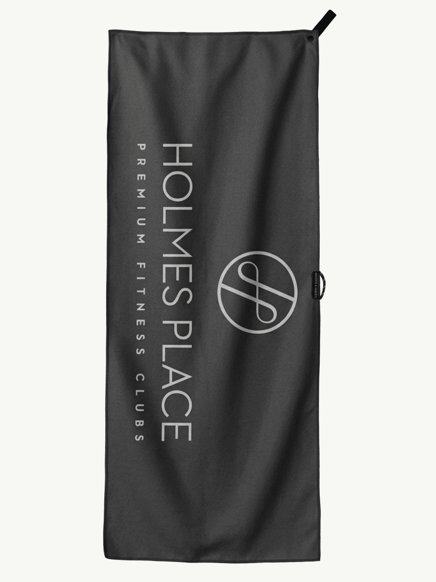 Holmes Place - Sporthandtuch mit Magnet & Zipper - Tasche - woodsandwaves.co